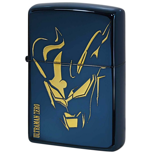 Zippo ジッポー ウルトラマン ゼロ 10周年記念 両面加工 ブルーイオンコーティング ULTRAMAN ZERO 10th ANNV.  オフィシャルライセンス品 BLイオン