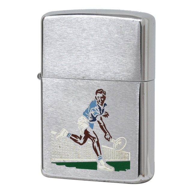 絶版/ヴィンテージ Zippo ジッポー 中古 1974年製造 SPORT Series TENNIS スポーツシリーズ テニス  [A]使用感少なく状態が良い