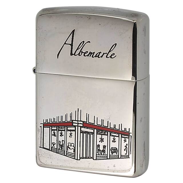 絶版/ヴィンテージ Zippo ジッポー 中古 2006年製造 ZIPPO Paul Smith Albemarle by Paul Smith Shop  [A]使用感少なく状態が良い