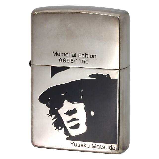 絶版/ヴィンテージ Zippo ジッポー 中古 2000年製造 限定1150個 松田優作 Limited Edition C No.0896  [C]使用感あり傷汚れあり