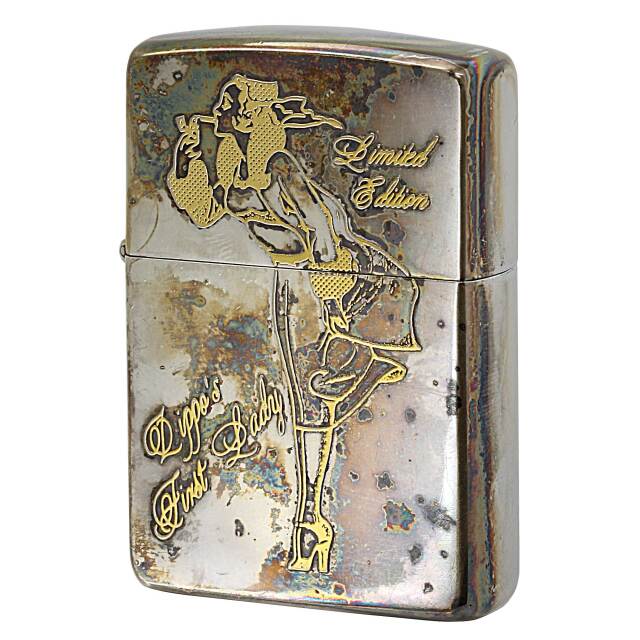絶版/ヴィンテージ Zippo ジッポー 中古 1994年製造 ウインディ WINDY GIRL シリアル No.0697  [C]使用感あり傷汚れあり