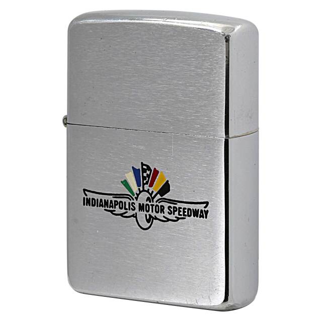 絶版/ヴィンテージ Zippo ジッポー 中古 1980年製造 INDIANAPOLIS MOTOR SPEEDWAY  [B]使用感ありやや傷汚れあり