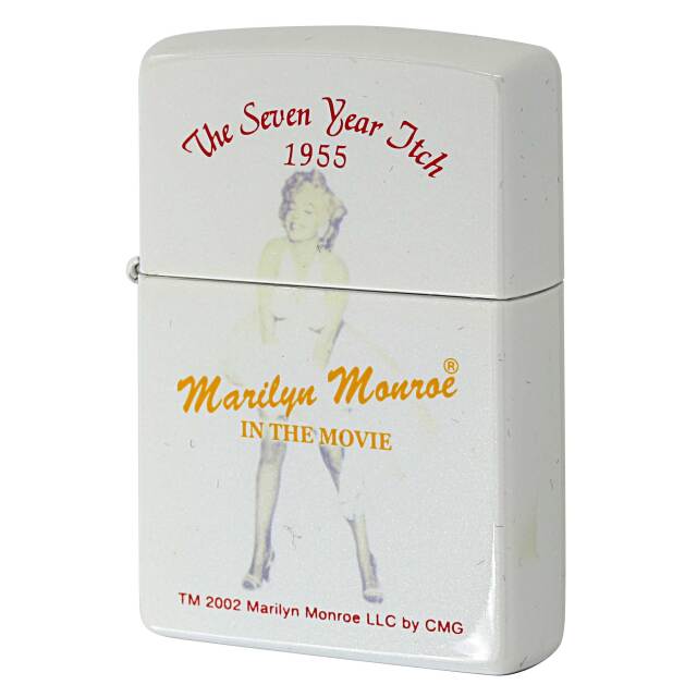 絶版/ヴィンテージ Zippo ジッポー 中古 2002年製造 マリリン・モンロー IN THE MOVIE  [A]使用感少なく状態が良い