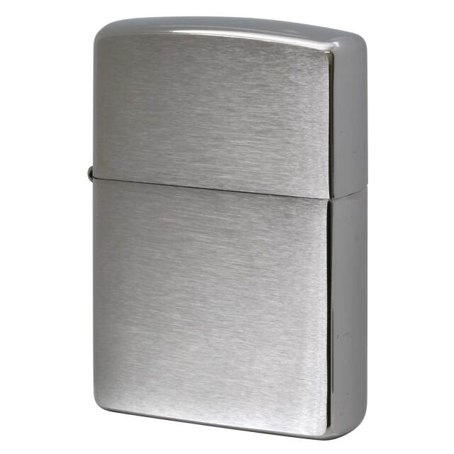 絶版/ヴィンテージ Zippo ジッポー 中古 2023年製造 No.200 ブラッシュドクローム Brushed Chrome  [A]使用感少なく状態が良い