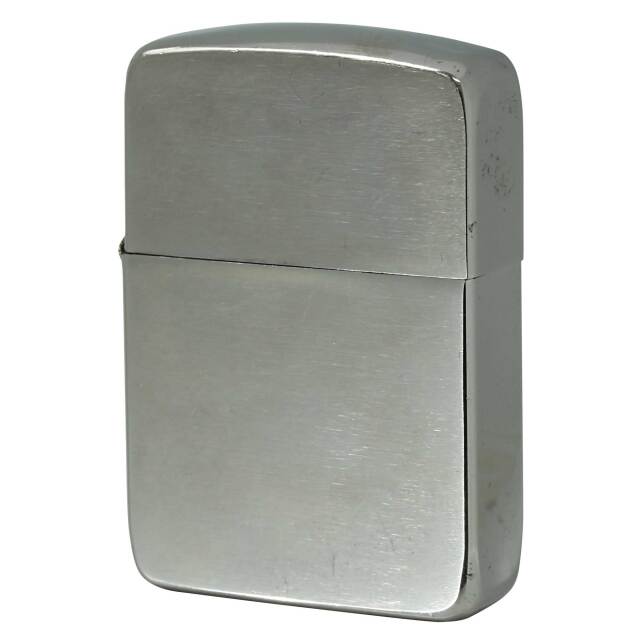絶版/ヴィンテージ Zippo ジッポー 中古 2018年製造 ブラッシュドクローム Brushed Chrome No.1941  [C]使用感あり傷汚れあり