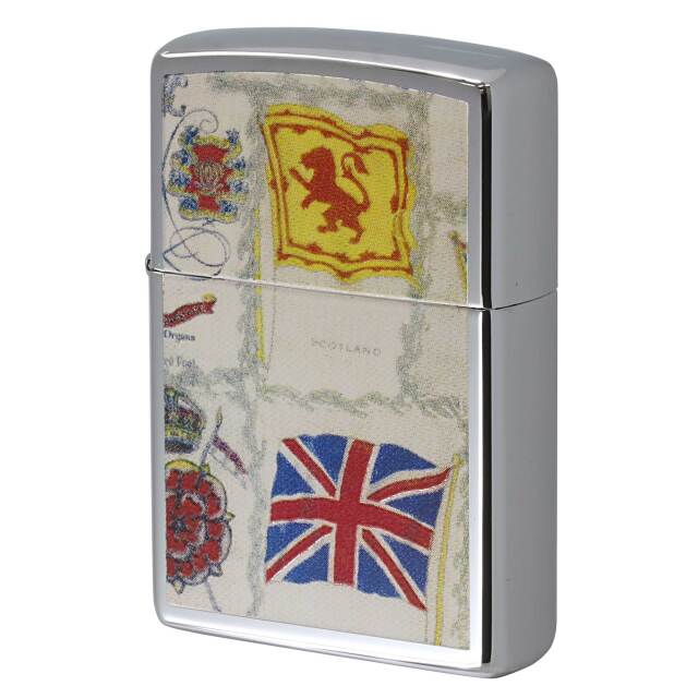 絶版/ヴィンテージ Zippo ジッポー 中古 2001年製造 ZIPPO R.Newbold 試作品 アールニューボールド 国旗  [S]ほぼ新品同様