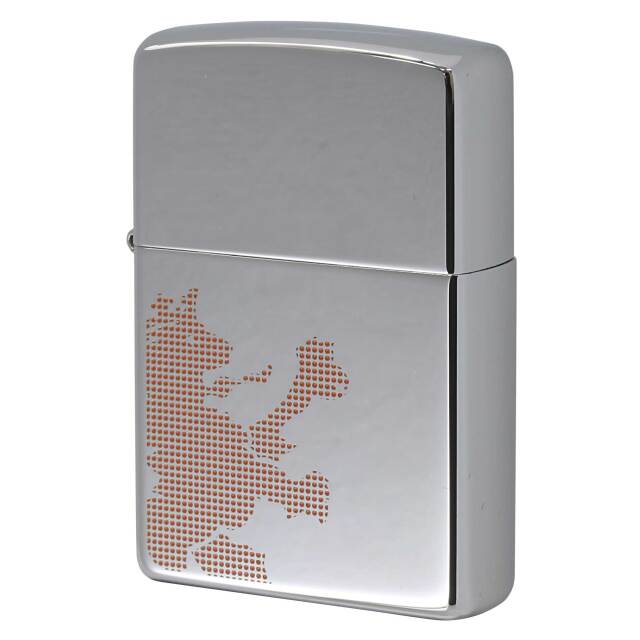 絶版/ヴィンテージ Zippo ジッポー 中古 2005年製造 ZIPPO R.Newbold 試作品 アールニューボールド #250 ライオン レッド  [S]ほぼ新品同様