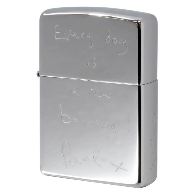絶版/ヴィンテージ Zippo ジッポー 中古 2012年製造 ZIPPO Paul Smith ポール・スミス Every day is a new beginning paul x  [S]ほぼ新品同様