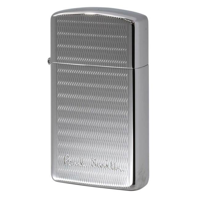 絶版/ヴィンテージ Zippo ジッポー 中古 1995年製造 ZIPPO Paul Smith ポール・スミス スリム ロゴ エンジンタン  [S]ほぼ新品同様