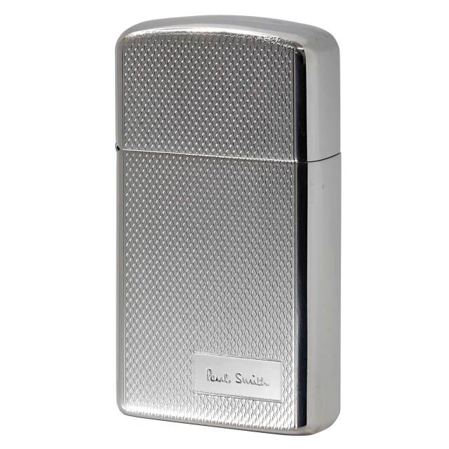 絶版/ヴィンテージ Zippo ジッポー 中古 2000年製造 ZIPPO Paul Smith ポール・スミス スリム アルミケース SLIM Aluminum case ロゴ エンジンタン  [S]ほぼ新品同様