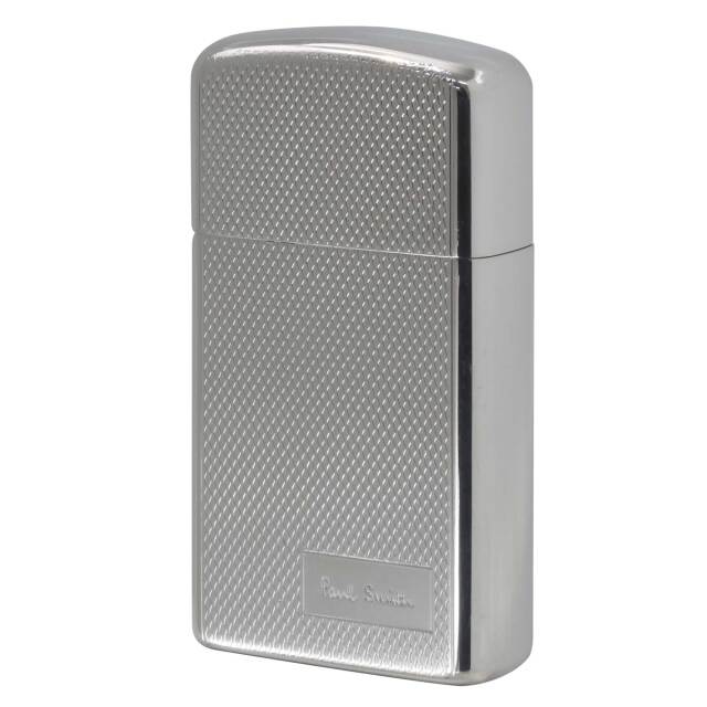 絶版/ヴィンテージ Zippo ジッポー 中古 2000年製造 ZIPPO Paul Smith ポール・スミス スリム アルミケース SLIM Aluminum case ロゴ エンジンタン  [S]ほぼ新品同様
