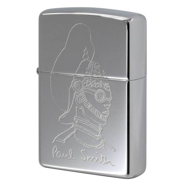 絶版/ヴィンテージ Zippo ジッポー 中古 1999年製造 ZIPPO Paul Smith ポール・スミス 部族  [S]ほぼ新品同様