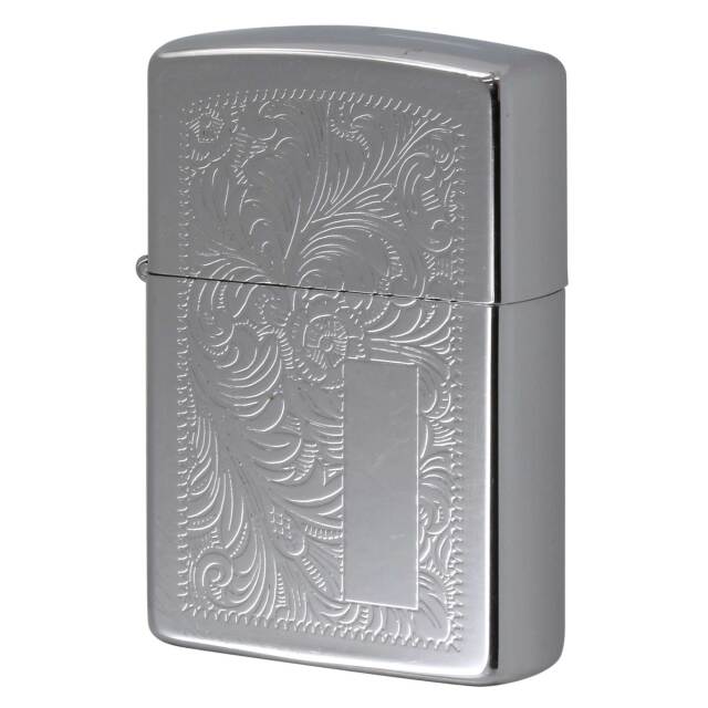 絶版/ヴィンテージ Zippo ジッポー 中古 1992年製造 ベネチアン Venetian High Polish Chrome 鏡面 ポリッシュ 352  [A]使用感少なく状態が良い
