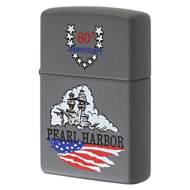 絶版/ヴィンテージ Zippo ジッポー 中古 2001年製造 PEARL HARBOR 60th ANNIVERSARY パールハーバー 60周年記念  [S]ほぼ新品同様