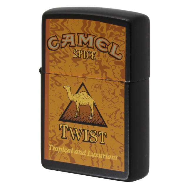 絶版/ヴィンテージ Zippo ジッポー 中古 1999年製造 タバコ銘柄 キャメル CAMEL SPICE TWIST  [A]使用感少なく状態が良い