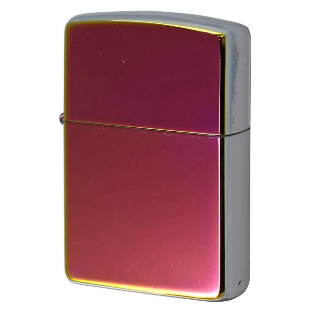 絶版/ヴィンテージ Zippo ジッポー 中古 1994年製造 表面 虹色 レインボーコーティング  [A]使用感少なく状態が良い