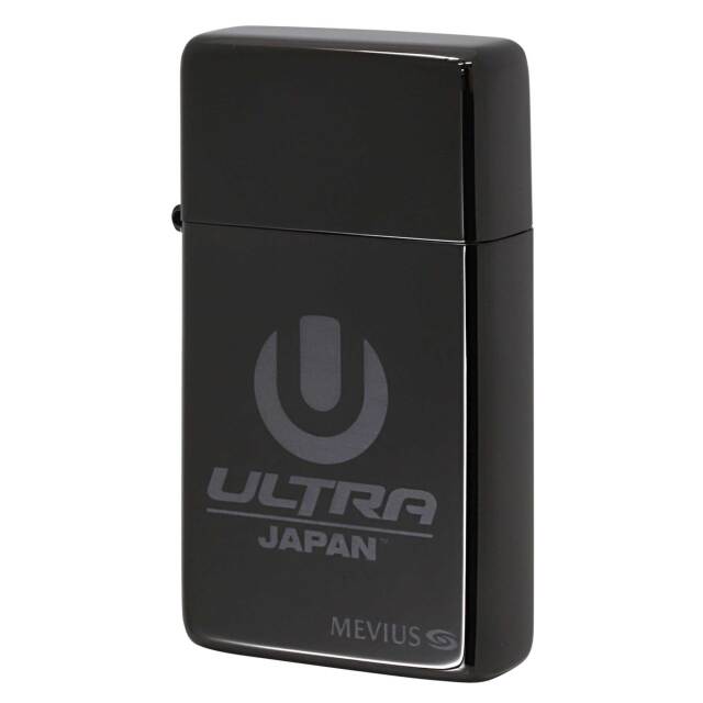 絶版/ヴィンテージ Zippo ジッポー 中古 2010年製造 スリム アーマー メビウス MEVIUS ULTRA JAPAN BK 懸賞品  [N]未使用・新品