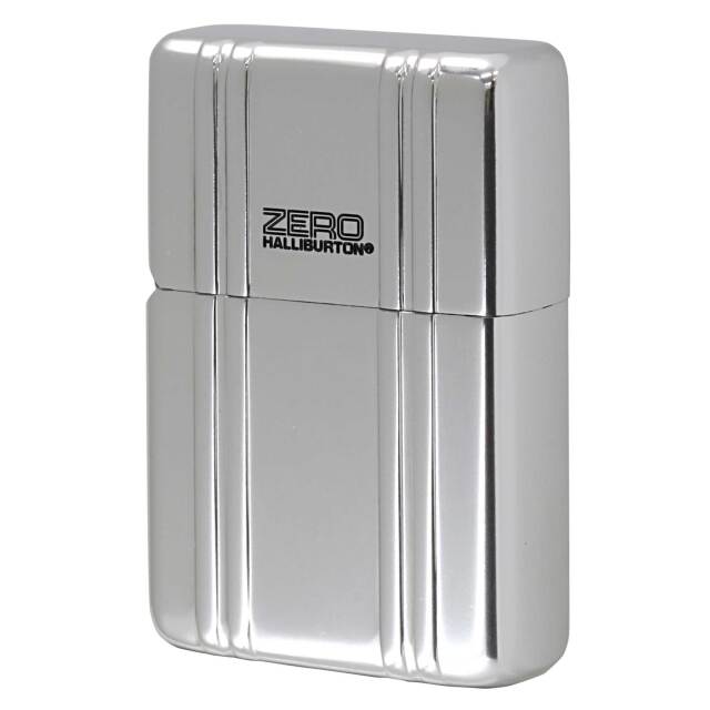 絶版/ヴィンテージ Zippo ジッポー 中古 2007年製造 限定 ZERO HALLIBURTON ゼロハリバートン アルミカード付き  [N]未使用・新品