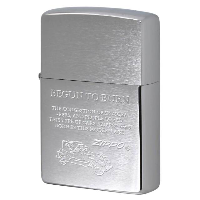 絶版/ヴィンテージ Zippo ジッポー 中古 2000年製造 ジッポ カー ZIPPO CAR BEGUN TO BURN  [N]未使用・新品