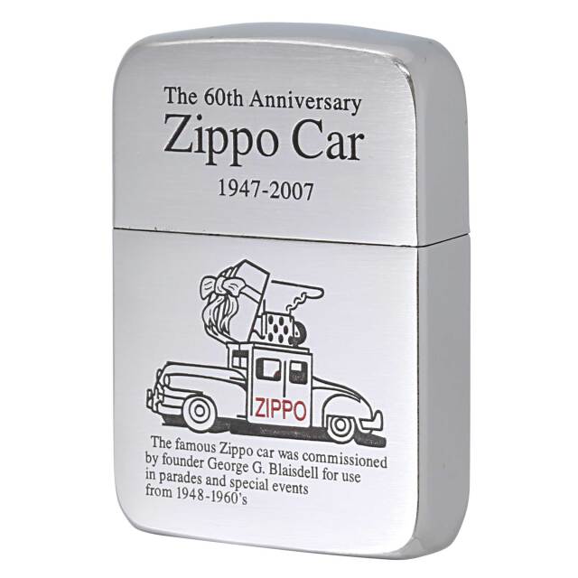 絶版/ヴィンテージ Zippo ジッポー 中古 2007年製造 1941レプリカ 60th Anniversary ZIPPO CAR 1947-20007 60周年記念モデル  [A]使用感少なく状態が良い