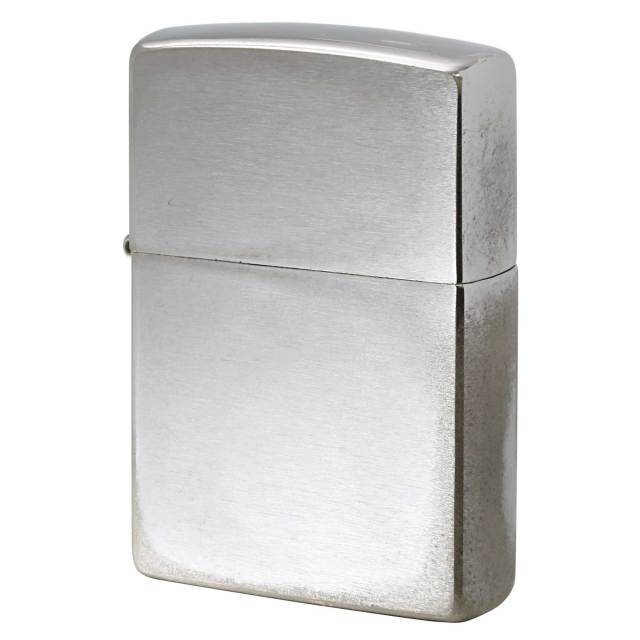 絶版/ヴィンテージ Zippo ジッポー 中古 2022年製造 No.200 ブラッシュドクローム Brushed Chrome  [B]使用感ありやや傷汚れあり