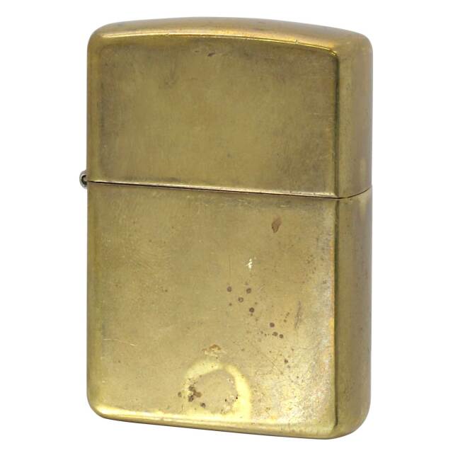 絶版/ヴィンテージ Zippo ジッポー 中古 2002年製造 ARMOR アーマー ポリッシュブラス No.169  [C]使用感あり傷汚れあり