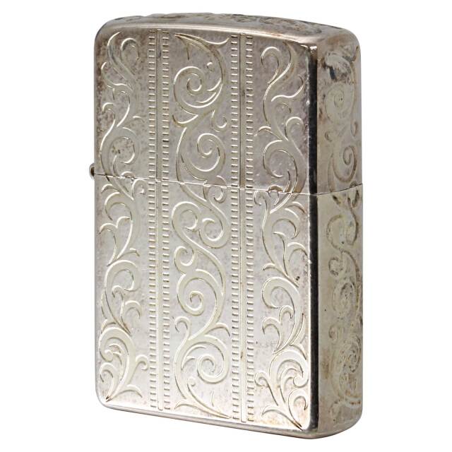 絶版/ヴィンテージ Zippo ジッポー 中古 2007年製造 4面 アラベスク加工  [C]使用感あり傷汚れあり