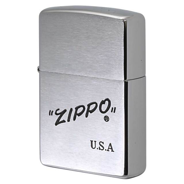 絶版/ヴィンテージ Zippo ジッポー 中古 1997年製造 1955-1979年使用 ZIPPO LOGO USA  [B]使用感ありやや傷汚れあり