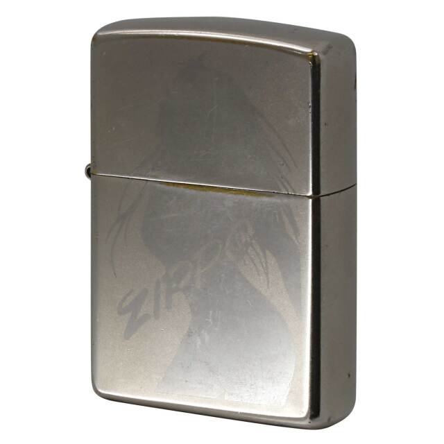 絶版/ヴィンテージ Zippo ジッポー 中古 2000年製造 BODY SHADOW セクシー レディー シルエット  [B]使用感ありやや傷汚れあり
