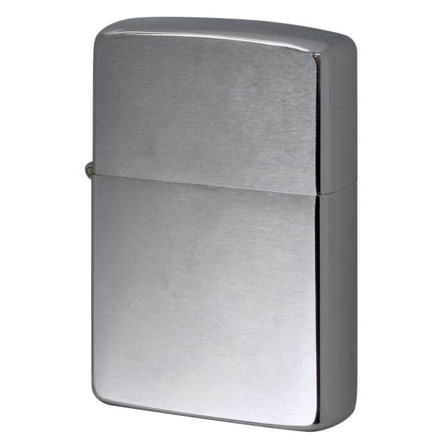 絶版/ヴィンテージ Zippo ジッポー 中古 1981年製造 ブラッシュドクローム No.200  [A]使用感少なく状態が良い