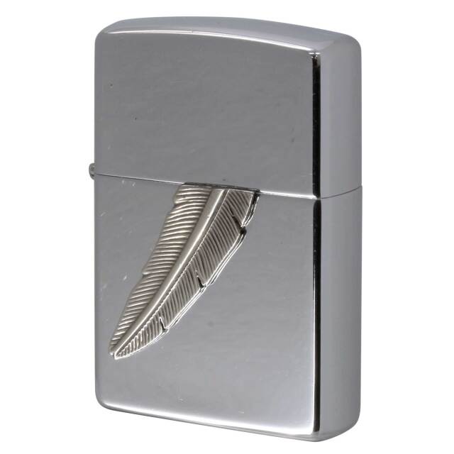 絶版/ヴィンテージ Zippo ジッポー 中古 1997年製造 Wing Metal 羽 メタル  [C]使用感あり傷汚れあり