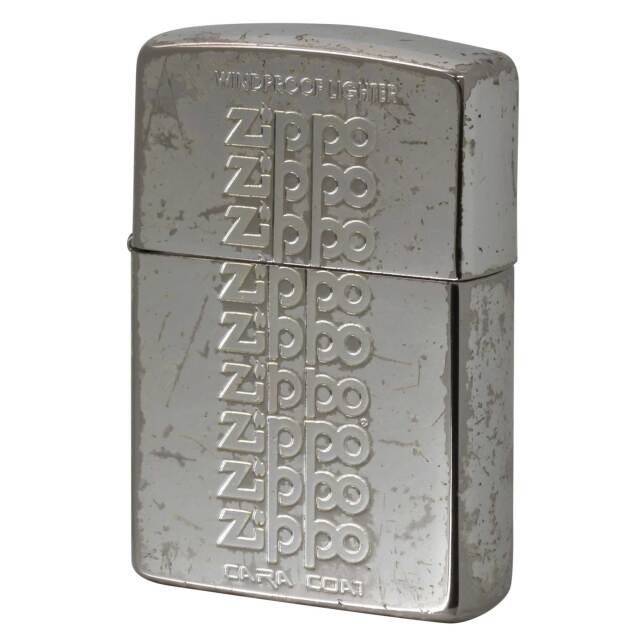 絶版/ヴィンテージ Zippo ジッポー 中古 1995年製造 CARA COAT Zippoロゴ  [C]使用感あり傷汚れあり