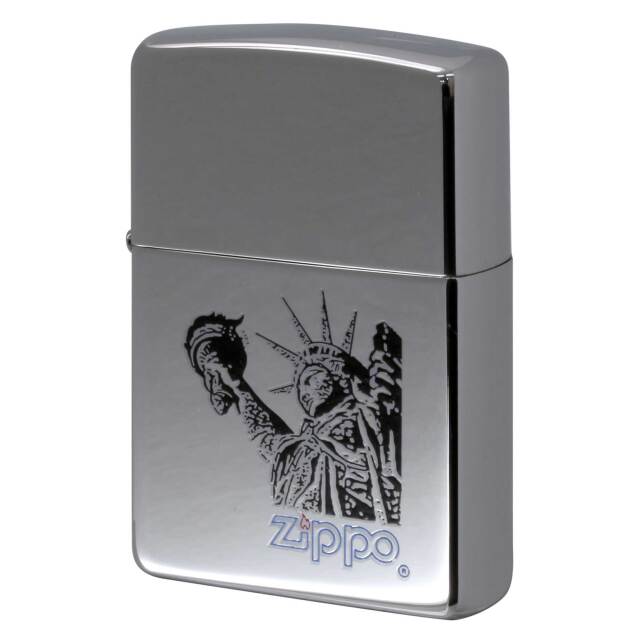絶版/ヴィンテージ Zippo ジッポー 中古 2000年製造 Statue of Liberty 自由の女神  [B]使用感ありやや傷汚れあり