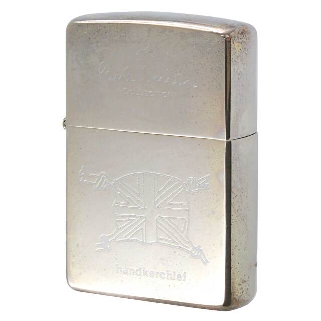 絶版/ヴィンテージ Zippo ジッポー 中古 2000年製造 ZIPPO Paul Smith Collection ポール・スミス コレクション 国旗 ユニオンジャック  [B]使用感ありやや傷汚れあり