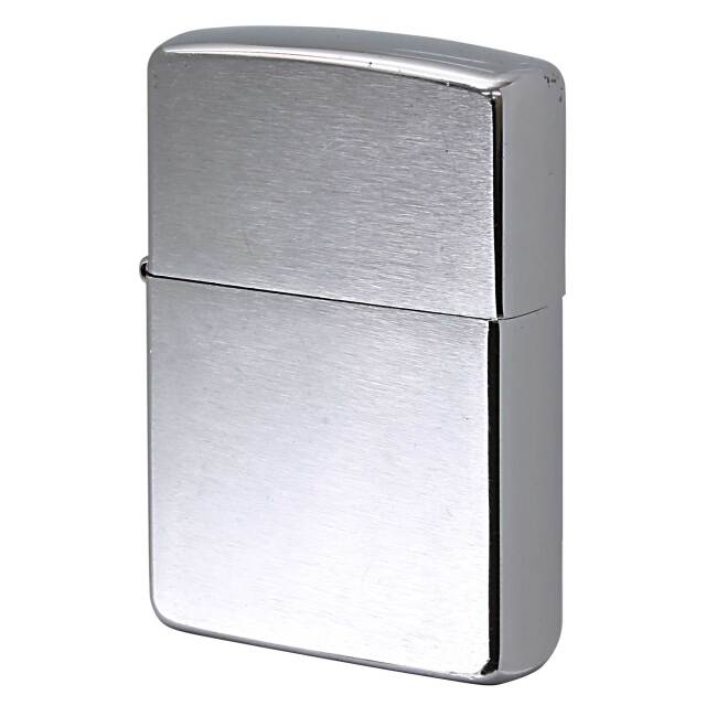絶版/ヴィンテージ Zippo ジッポー 中古 1996年製造 ブラッシュドクローム No.200  [A]使用感少なく状態が良い