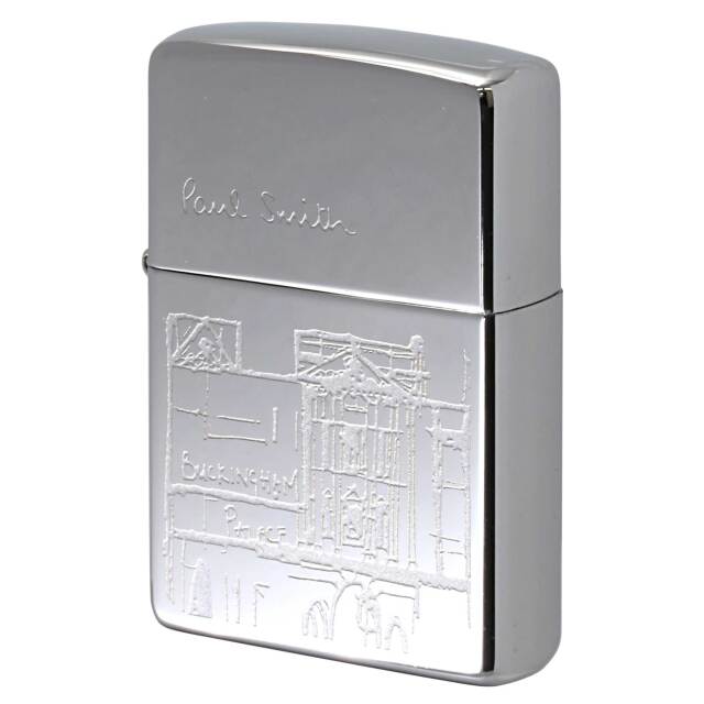 絶版/ヴィンテージ Zippo ジッポー 中古 2001年製造 ZIPPO Paul Smith ポール・スミス バッキンガム宮殿  [S]ほぼ新品同様