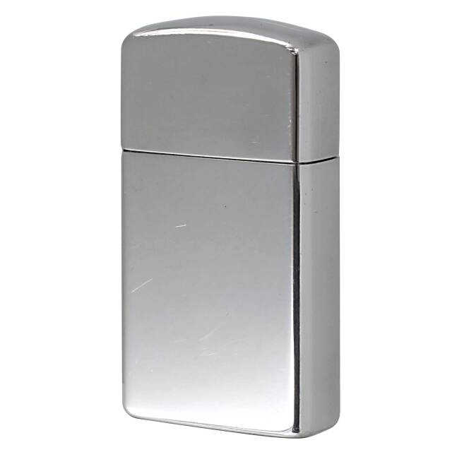 絶版/ヴィンテージ Zippo ジッポー 中古 2000年製造 ZIPPO Paul Smith ポール・スミス 試作品 スリム アルミカバー付 鏡面 無地  [A]使用感少なく状態が良い