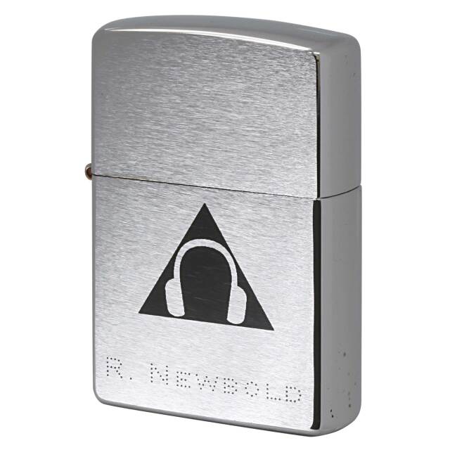 絶版/ヴィンテージ Zippo ジッポー 中古 1997年製造 ZIPPO R.Newbold アールニューボールド ヘッドフォン  [S]ほぼ新品同様
