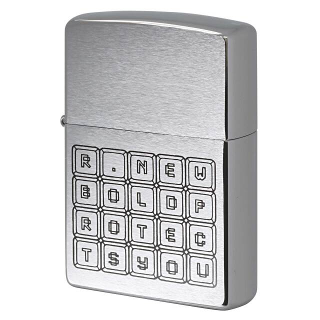 絶版/ヴィンテージ Zippo ジッポー 中古 1999年製造 ZIPPO R.Newbold アールニューボールド PROTECTS you  [S]ほぼ新品同様
