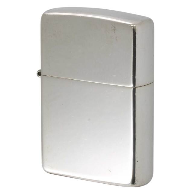 絶版/ヴィンテージ Zippo ジッポー 中古 1994年製造 純銀 スターリングシルバー No.15  [B]使用感ありやや傷汚れあり
