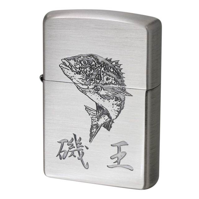 絶版/ヴィンテージ Zippo ジッポー 中古 2002年製造 釣道 No.2 磯王  [N]未使用・新品