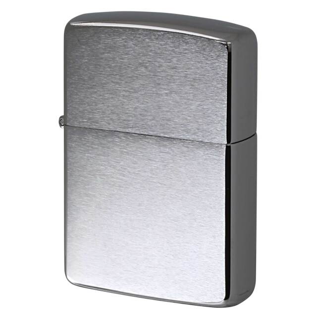 絶版/ヴィンテージ Zippo ジッポー 中古 1988年製造 ブラッシュドクローム No.200  [A]使用感少なく状態が良い