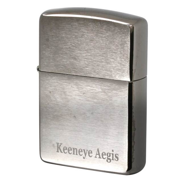 絶版/ヴィンテージ Zippo ジッポー 中古 2018年製造 アーマーブラックアイス サテーナ ARMOR Black Ice 162BK-ICE  [C]使用感あり傷汚れあり
