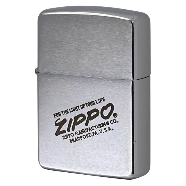 絶版/ヴィンテージ Zippo ジッポー 中古 1989年製造 ZIPPO LOGO FOR THE LIGHT OF YOUR LIFE  [A]使用感少なく状態が良い