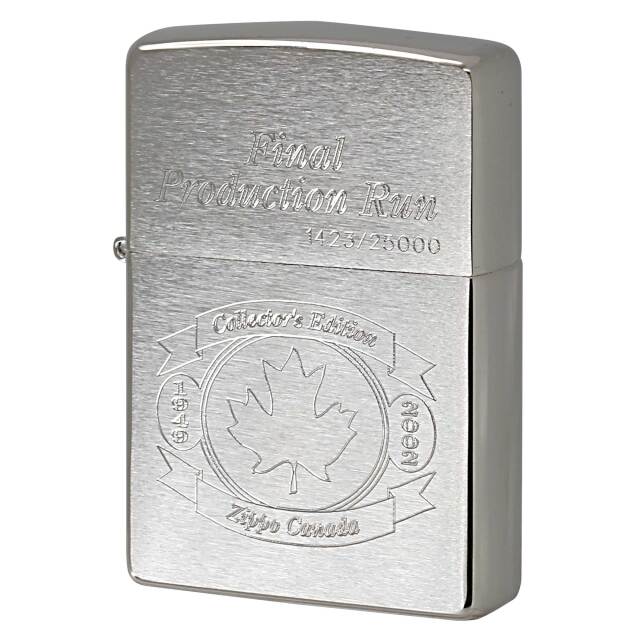 絶版/ヴィンテージ Zippo ジッポー 中古 2002年製造 限定25,000個 Collectors Edition Canada Niagara falls Final Ran 20309 No.1423  [S]ほぼ新品同様