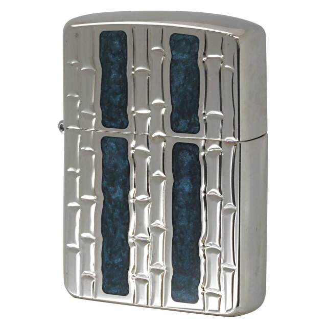 絶版/ヴィンテージ Zippo ジッポー 中古 2004年製造 Heavy Wall ORH-Z 100 バンブー柄  [S]ほぼ新品同様