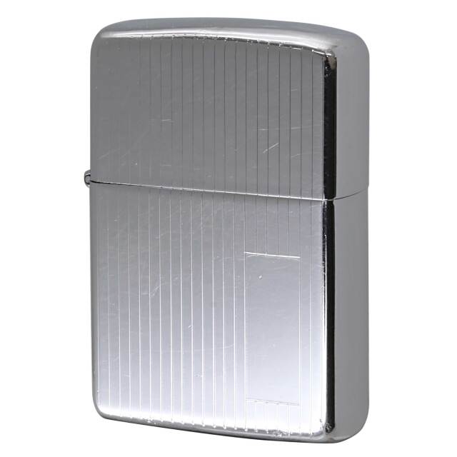絶版/ヴィンテージ Zippo ジッポー 中古 1968年製造 ハイポリッシュクローム エンジンタン No.350  [B]使用感ありやや傷汚れあり