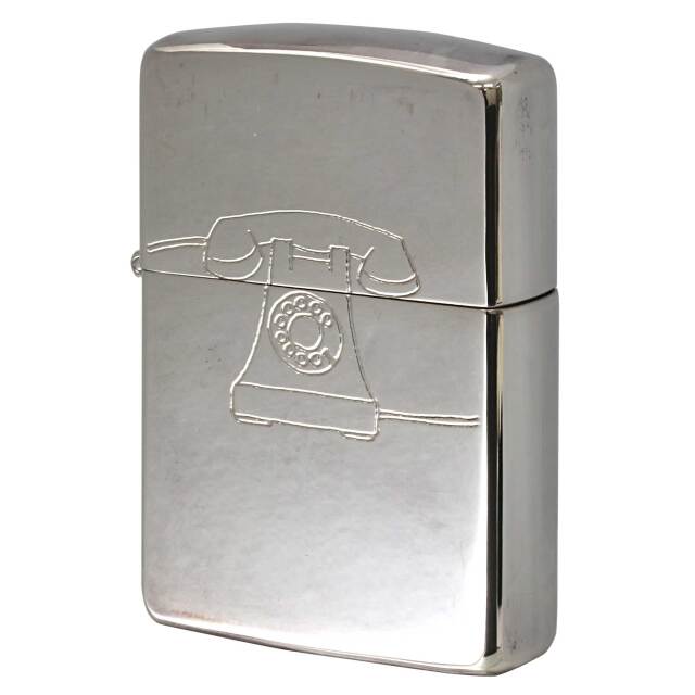 絶版/ヴィンテージ Zippo ジッポー 中古 1994年製造 ZIPPO Paul Smith ポール・スミス 試作品 電話  [S]ほぼ新品同様