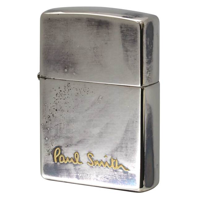 絶版/ヴィンテージ Zippo ジッポー 中古 1996年製造 ZIPPO Paul Smith ポール・スミス 試作品 ロゴ 腐食  [B]使用感ありやや傷汚れあり
