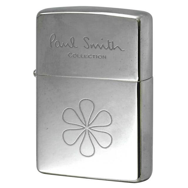 絶版/ヴィンテージ Zippo ジッポー 中古 1998年製造 ZIPPO Paul Smith Collection ポール・スミス 線画 花  [S]ほぼ新品同様